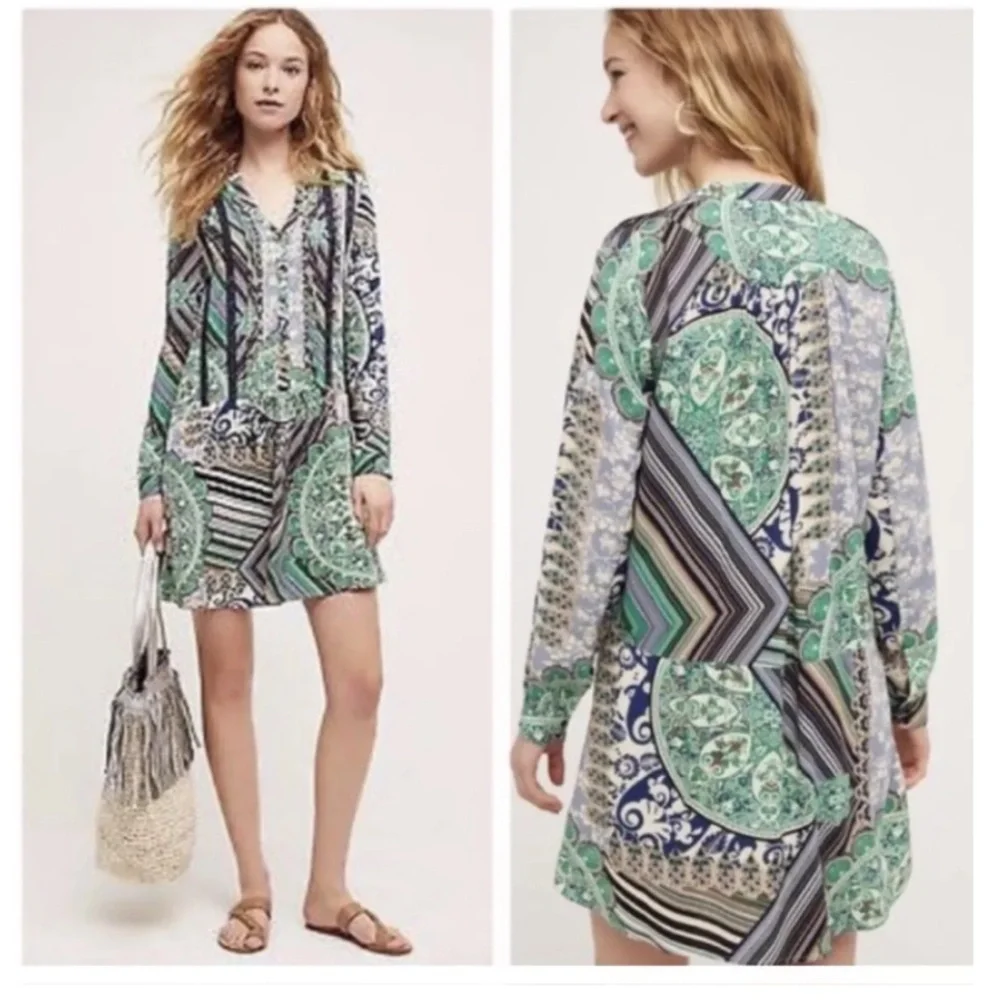 Anthropologie TINY Caviana Paisley Shirt Dress - Picture 2 of 13